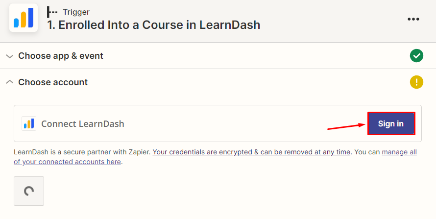 Đăng nhập LearnDash