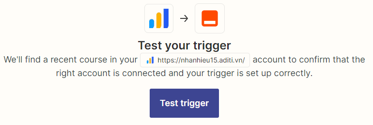 Test trigger