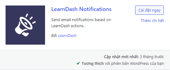 Thông báo LearnDash